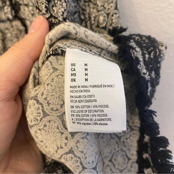 American Eagle Outfitters Black and Cream Romper - Picture 8 of 12